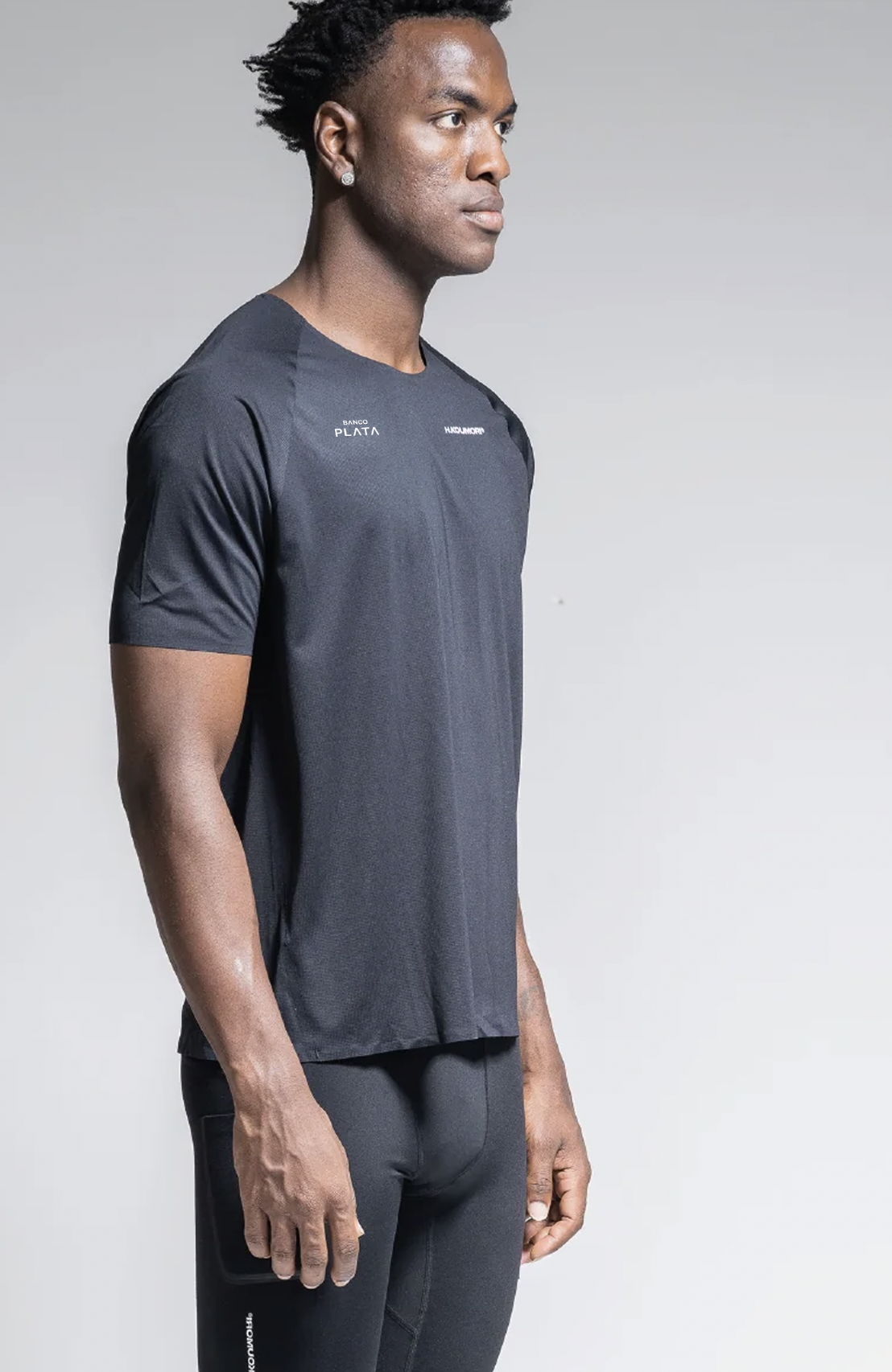 Running tee — back view